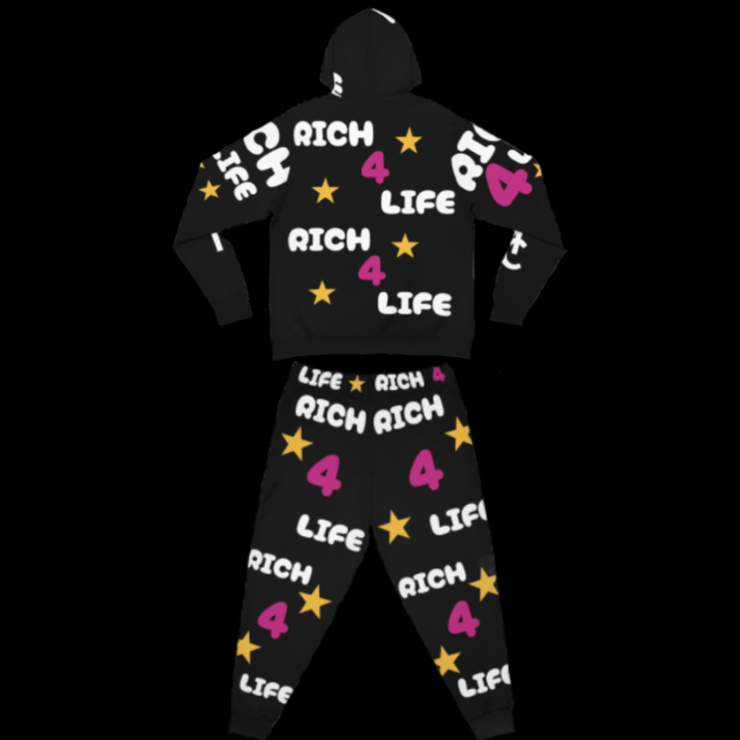 "Rich4Life" McCreadie Clothing Puff Print SweatSuit