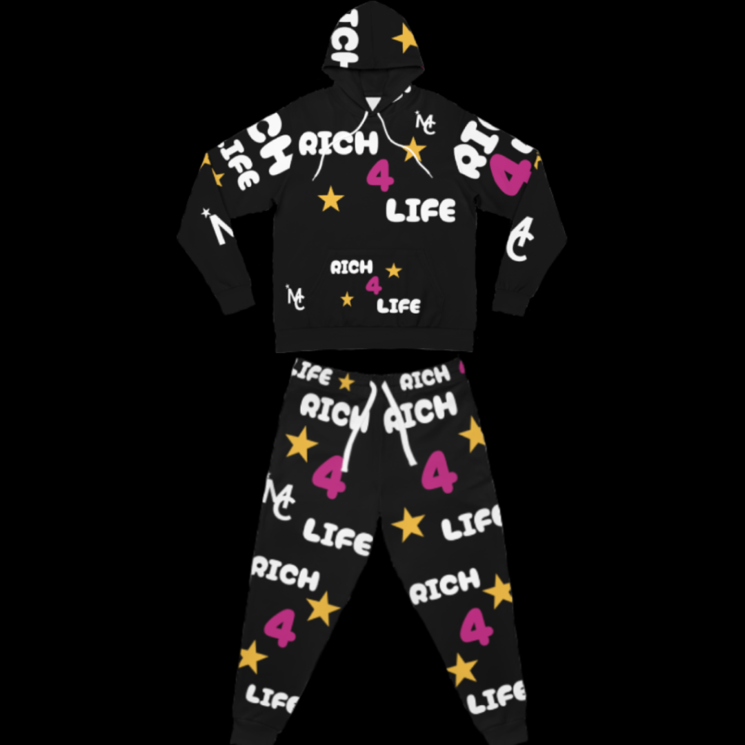 "Rich4Life" McCreadie Clothing Puff Print SweatSuit